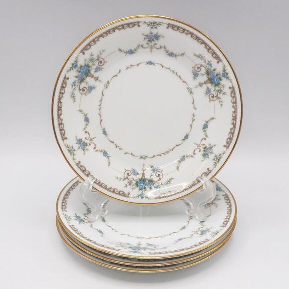 Noritake Cotillion Dinner China Bread & Butter Dish Plate 6-1/4" Set of 4 - Picture 1 of 7